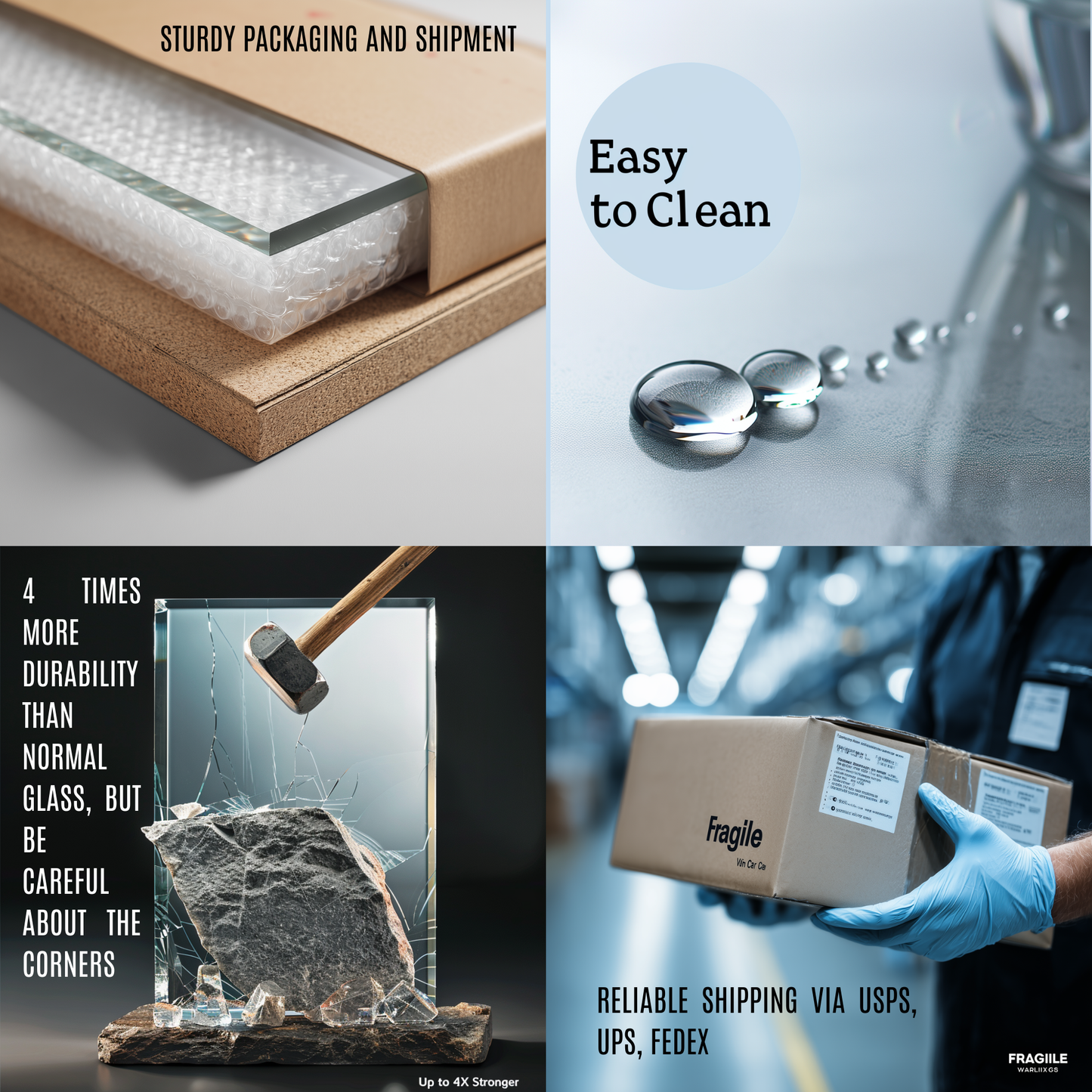 Stained Glass Look Forest Backsplash, Woodland Tree Scene Printed on Tempered Glass, Nature Inspired Kitchen Wall Art Panel