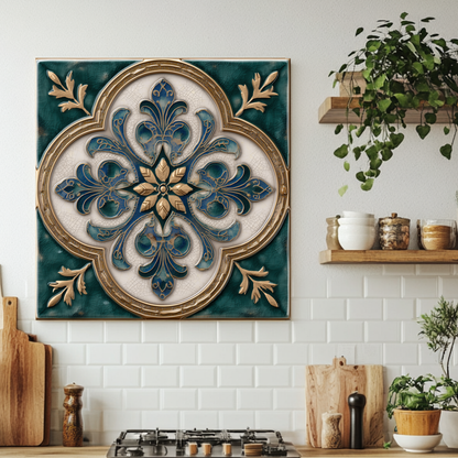 Emerald Glass Backsplash, Ottoman Tile Look Tempered Glass Kitchen Splashback For Stove Behind, Copper Look Backsplash, Oven Backsplashes