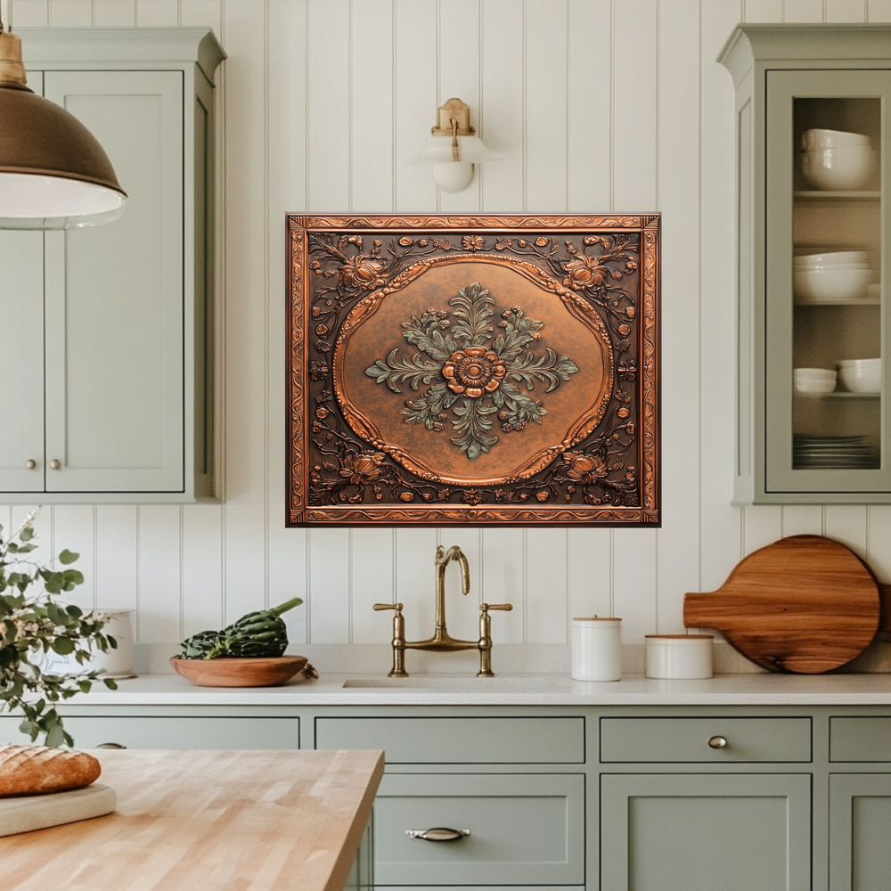 Glass Backsplash, Pattern Tile Look One Piece Tempered Glass Kitchen Splashback For Stove Behind, Marble Look Backsplash, Kitchen Backsplash