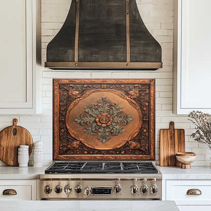Glass Backsplash, Pattern Tile Look One Piece Tempered Glass Kitchen Splashback For Stove Behind, Marble Look Backsplash, Kitchen Backsplash