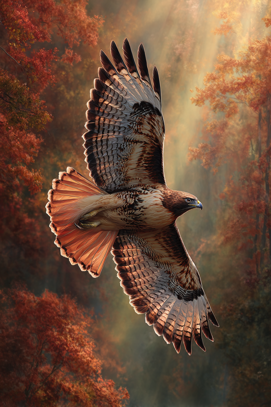 Hawk Copper Look One Piece Tempered Glass Kitchen Backsplash for Stove Behind, Kitchen Splashback, Glass Wall Art